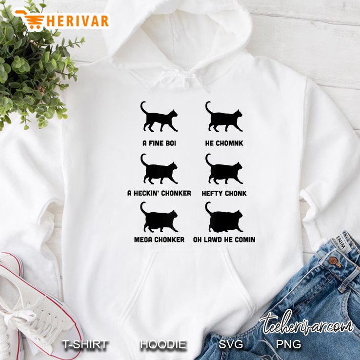 Chonk Cat Chart Hoodie