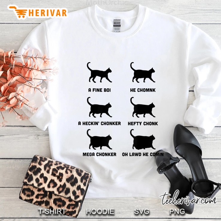 Chonk Cat Chart Sweatshirt