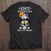 EMT Sassy Since Birth Salty By Choice Sugar Skull Sunset Version Tee