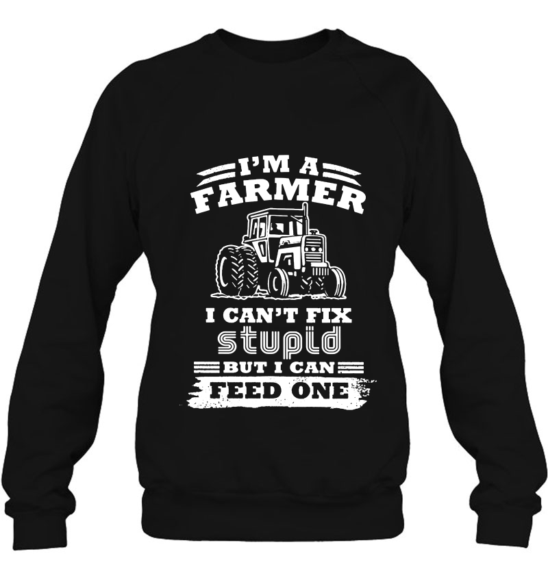 I'm A Farmer I Can't Fix Stupid But I Can Feed One Tractor Mugs