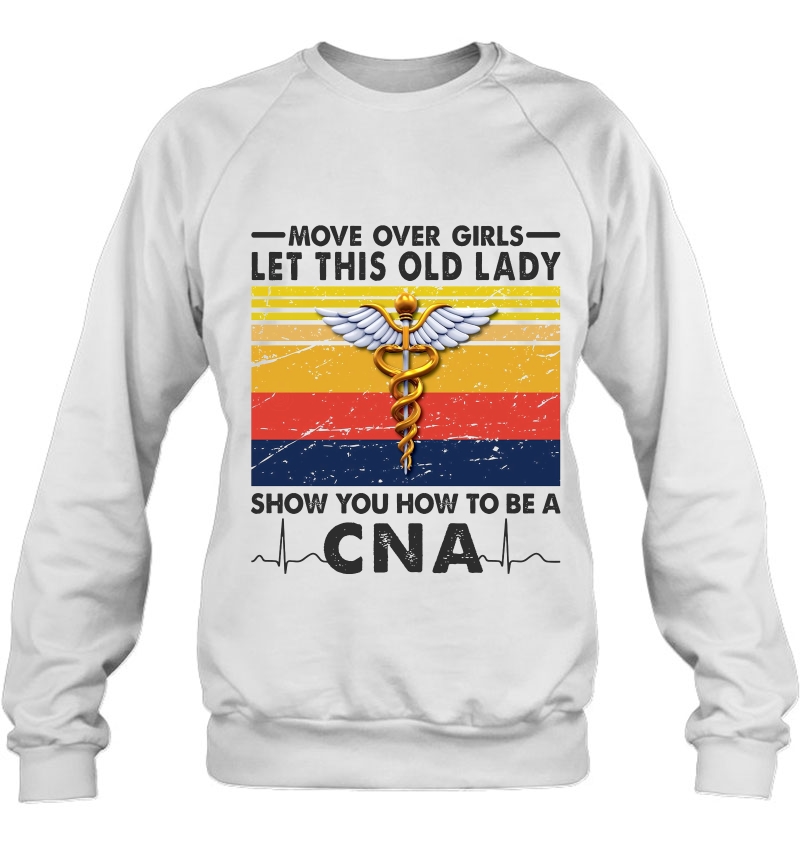 Move Over Girls Let This Old Lady Show You How To Be A CNA Vintage Version Mugs