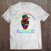 I'm Blunt Because God Rolled Me That Way Lady Skull Tie Dye Version Tee