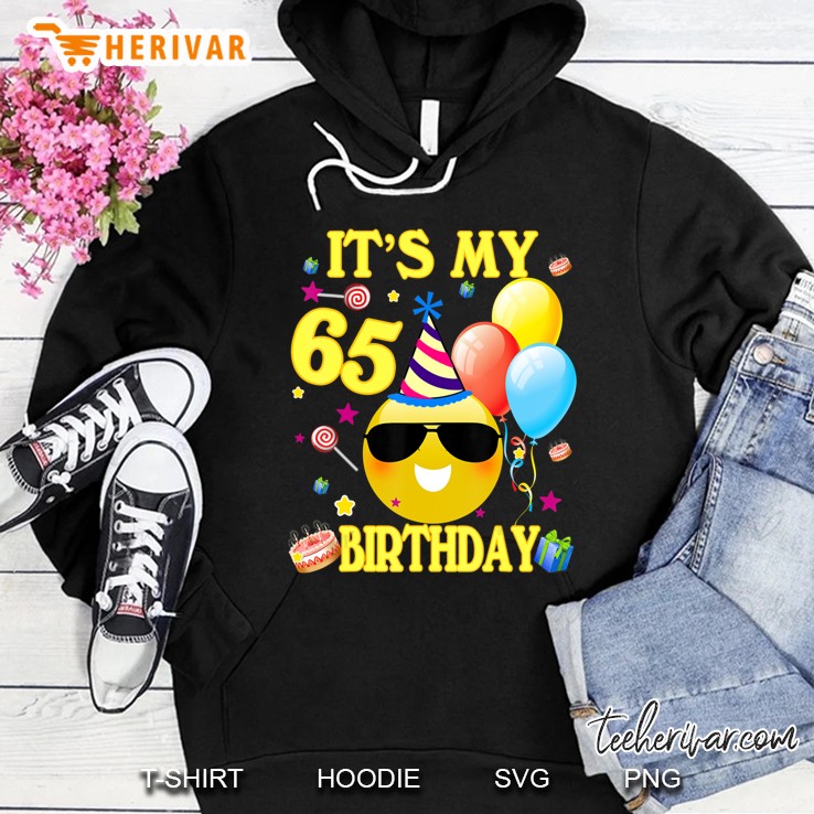 Cute Emoji 65 Years Old Shirt It