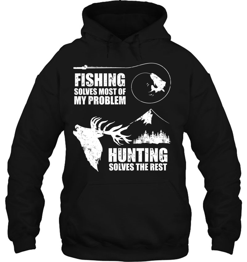 Fishing Hunting Solves Problems Hobby Sports Mugs