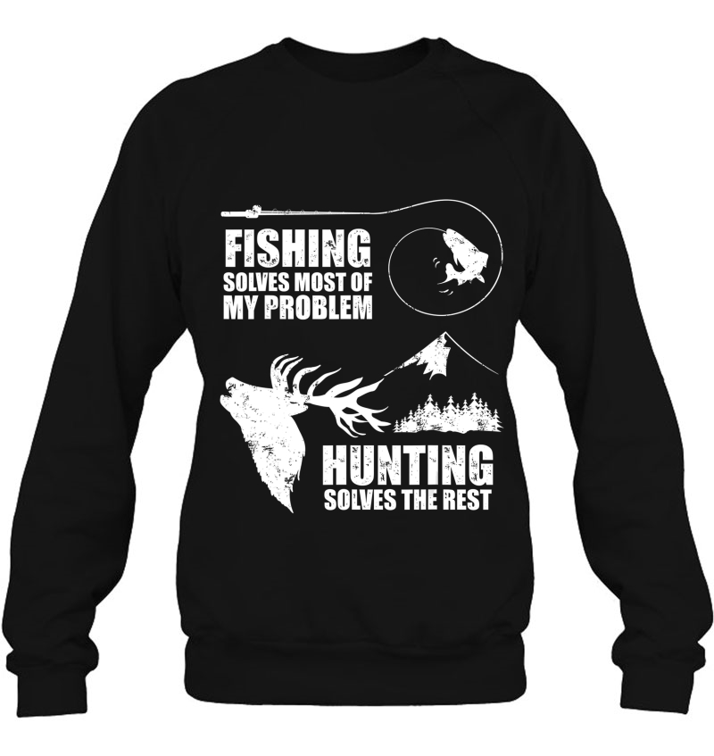 Fishing Hunting Solves Problems Hobby Sports Mugs