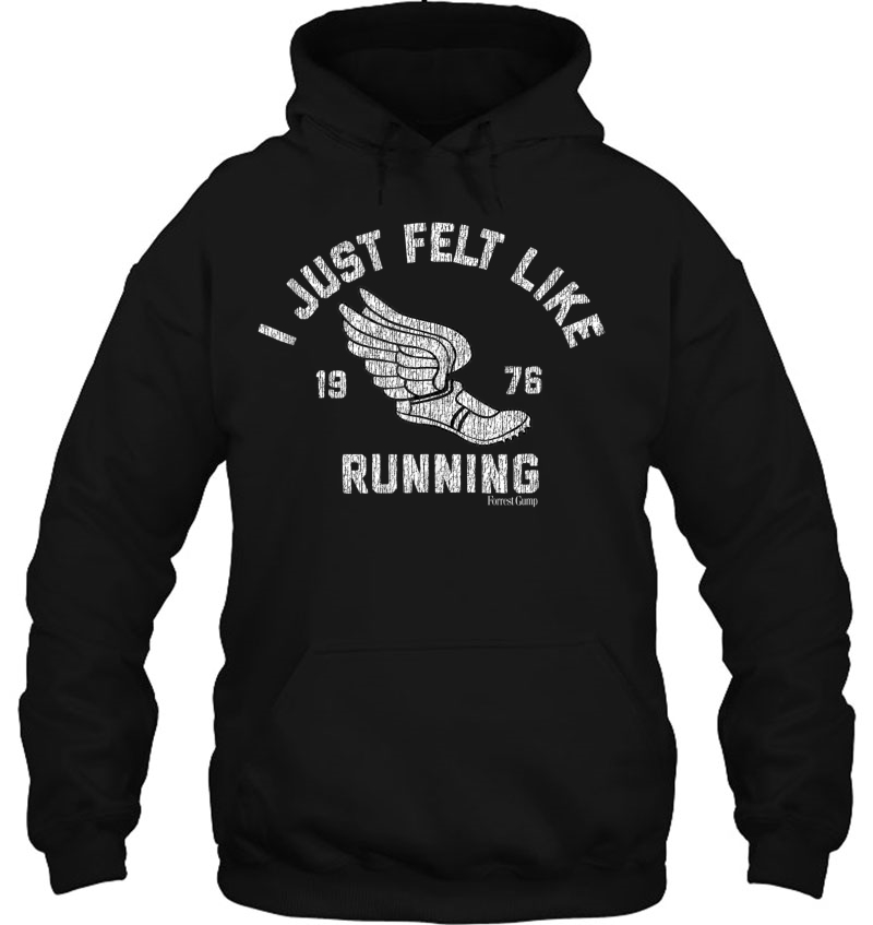 Forrest Gump I Just Felt Like Running 1976 Logo Tank Top Hoodie