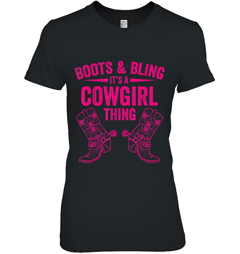 Funny Cowgirl Boots Bling Women Gift Cute Love Country Life Hoodie