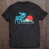 Grand Teton National Park Moose & Mountains Typography Tee