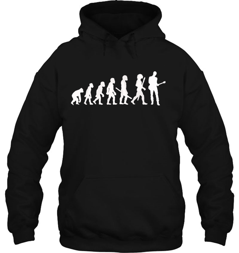 Guitar Player Evolution Funny Guitarist Musician Tee Mugs