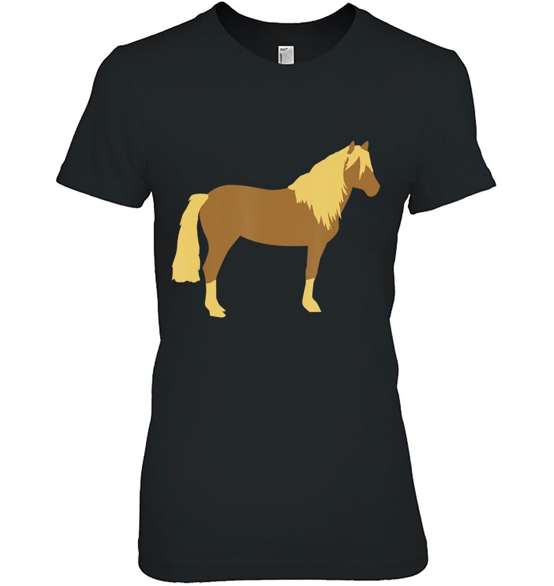 Haflinger Horse Ladies Tee