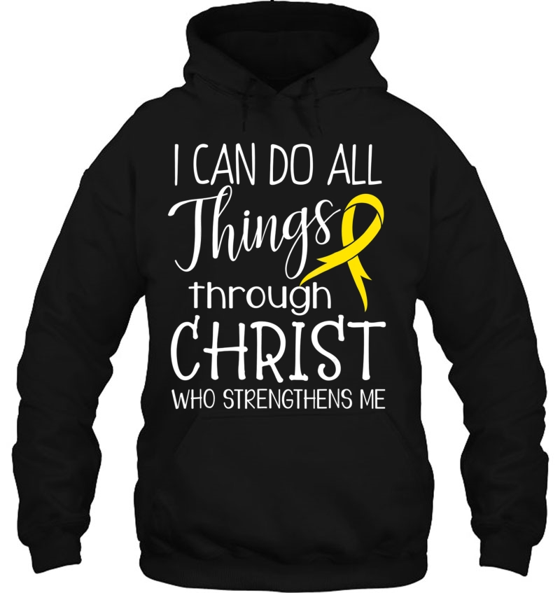 I Can Do All Things Childhood Cancer Awareness Mugs