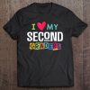 I Love My Second Graders 2Nd Grade Teacher Shirts Tee