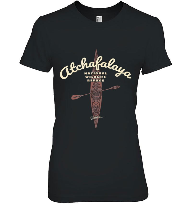 Jcombs Atchafalaya National Wildlife Refuge Kayak Ladies Tee
