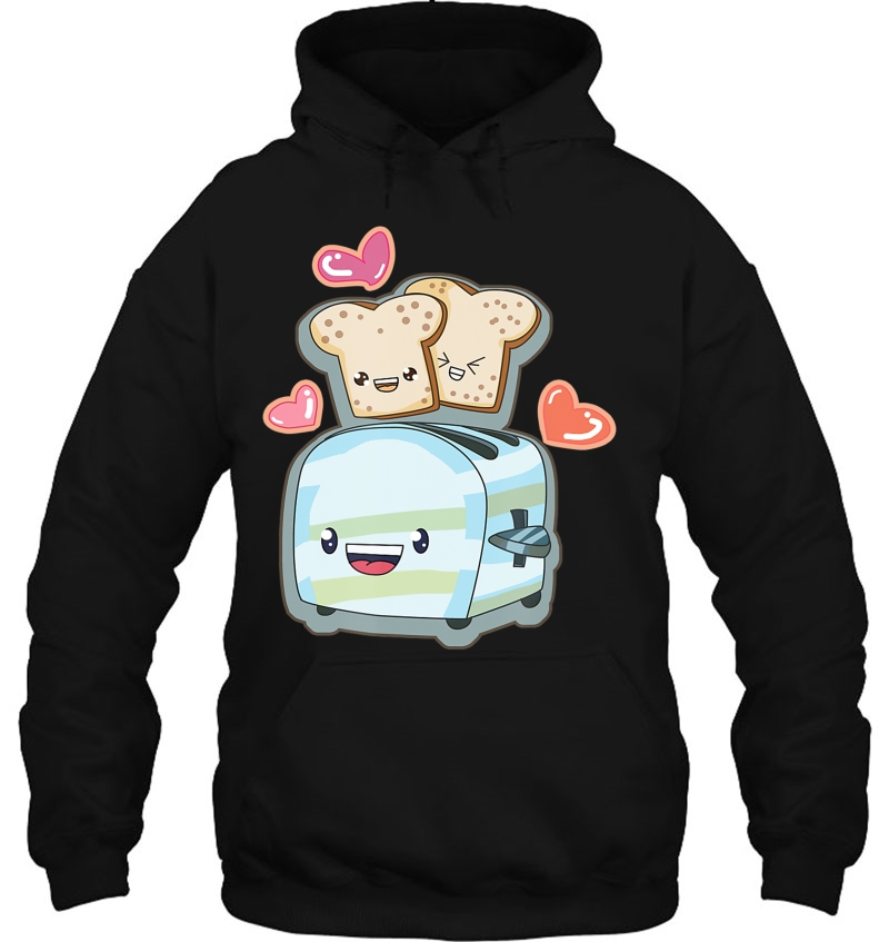 Kawaii Toaster Toast Bread Hoodie