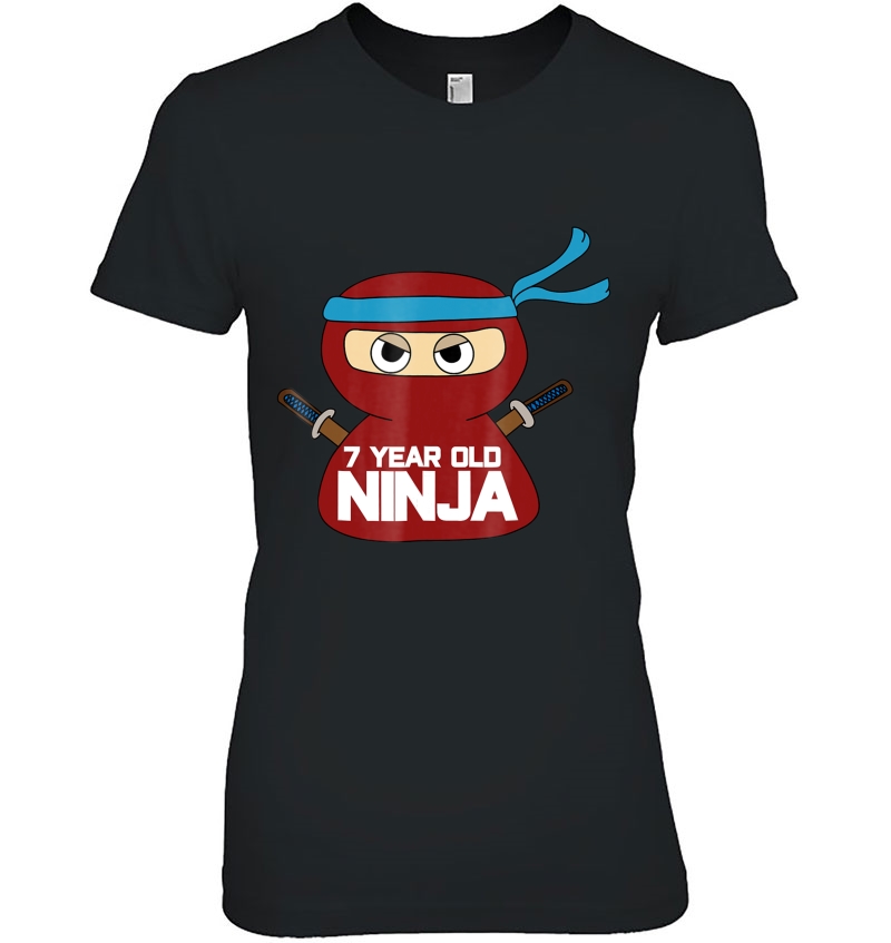 Kids 7Th Birthday Ninja Boys Shirt Unisex-Child 7 Year Olds Hoodie