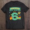 Kids This Little Bug Hunter Is 6 Girls & Boys Insect 6Th Birthday Tee