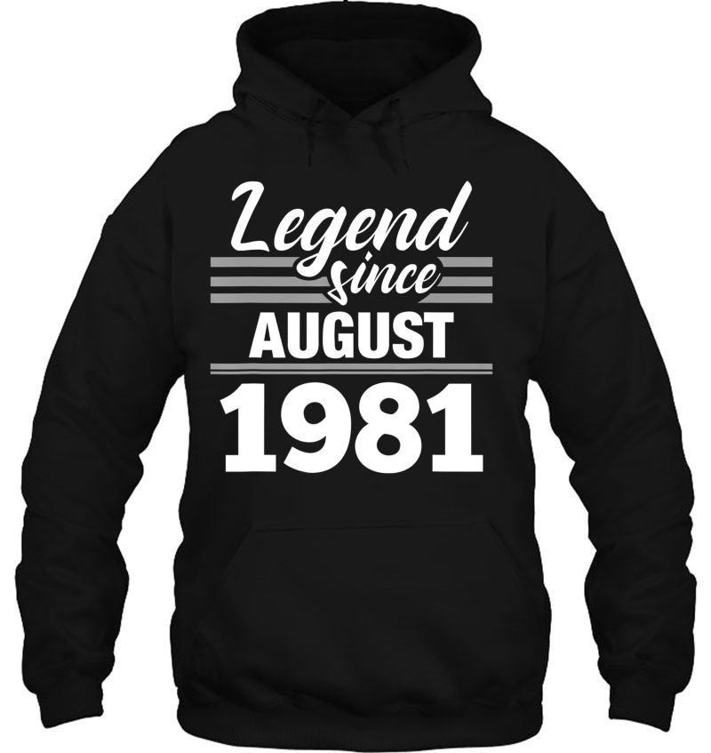 Legend Since August 1981 - 39Th Birthday 39 Year Old Gift Mugs