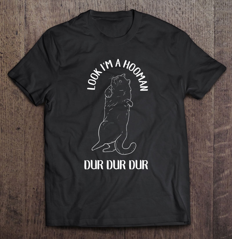 Look I'm A Hooman Dur Dur Dur Cat Lover Shirt