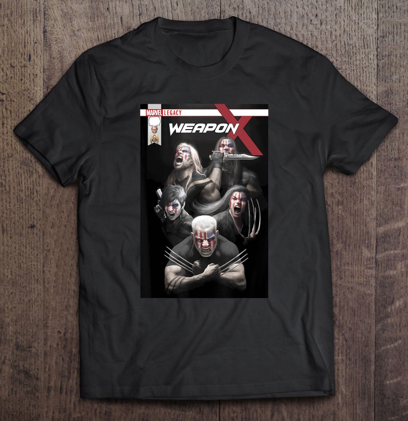 Marvel Weapon X Old Man Logan Comic Cover Shirt