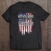 Mens American Flag Sheet Metal Worker Definition Father's Day Tee