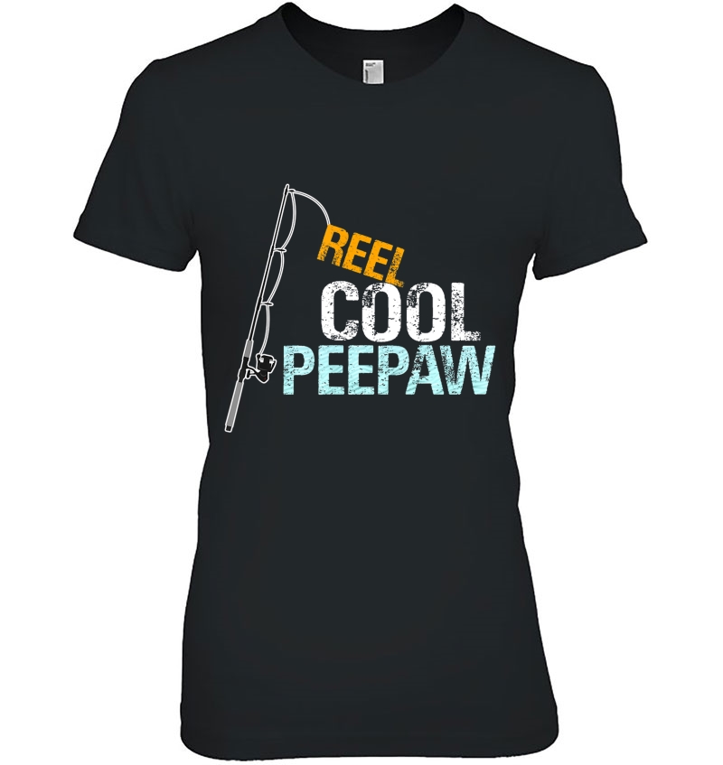 Mens Peepaw Gift From Granddaughter Grandson Reel Cool Peepaw Hoodie