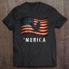 Merica 4Th Of July American Eagle Usa Flag Patriotic Tee