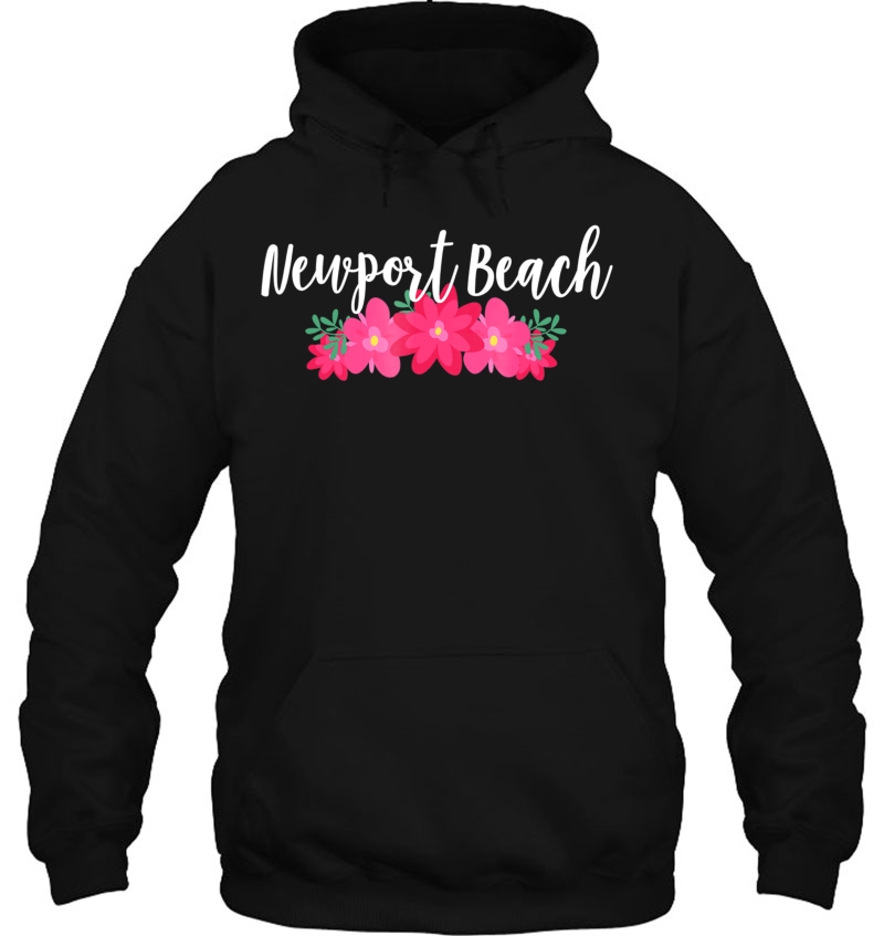Newport Beach California Tropical Vacation Hoodie