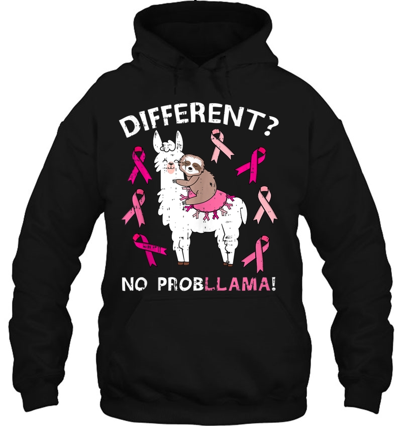 No Probllama Sloth Riding Llama Cute Breast Cancer Gifts Tank Top Mugs