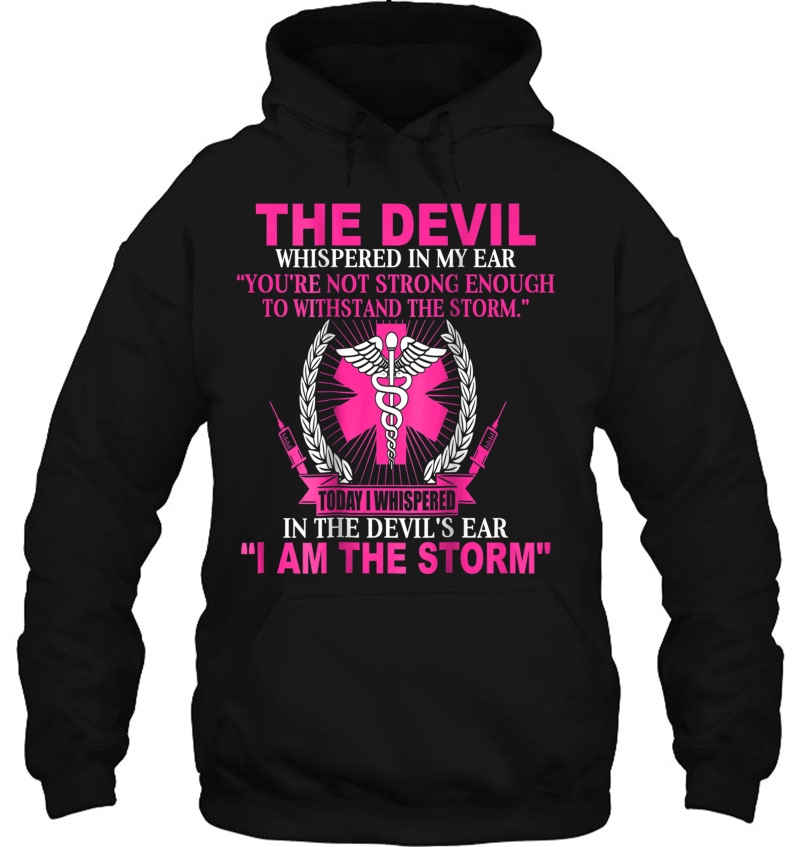 Nurse Devil Whispered In My Ear I'm The Storm Short Sleeve Mugs