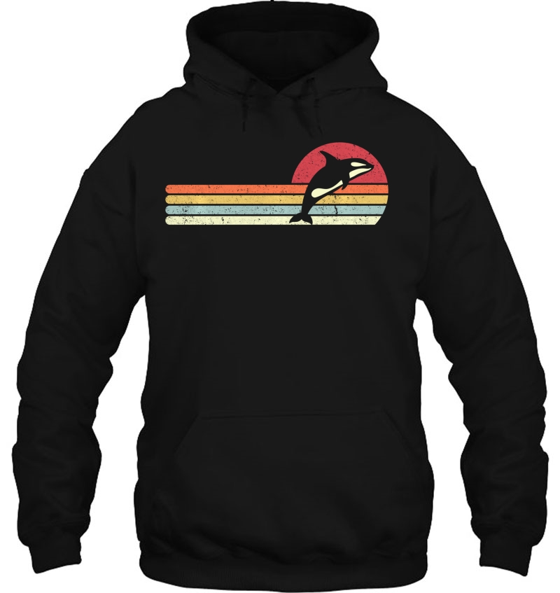 Orca, Retro Killer Whale Pullover Mugs