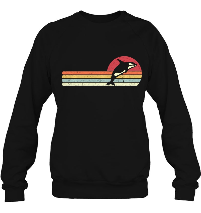 Orca, Retro Killer Whale Pullover Mugs