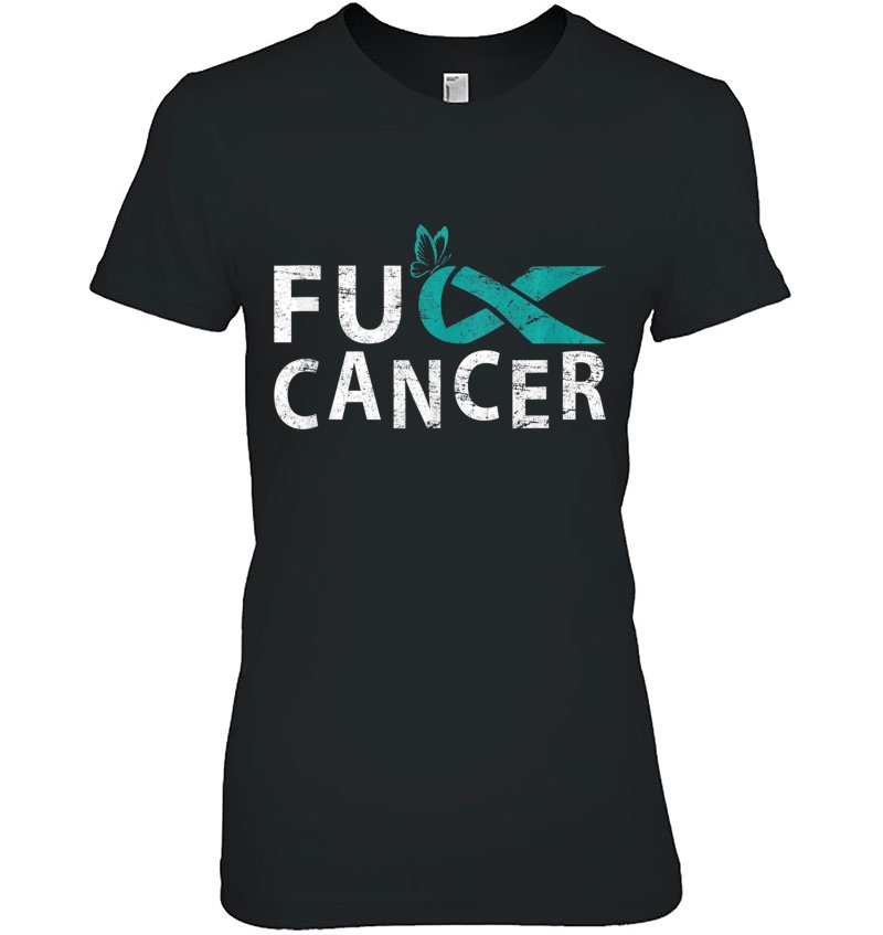 Ovarian Cancer Awareness Men Women Fight Products Gifts Tee Tank Top Hoodie