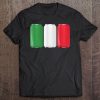 Patriotic Beer Cans Italy W Italian Flag Tee Shirt Tee