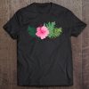 Pink Hibiscus Flower Men Women And Kids Styles Tee