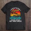 Pontoon Captain Shirt Vintage Retro Pontoon Boat Silhouette Tank Top Tee