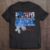 Proud Army National Guard Grandpa Usa Flag Shirt Men Tee