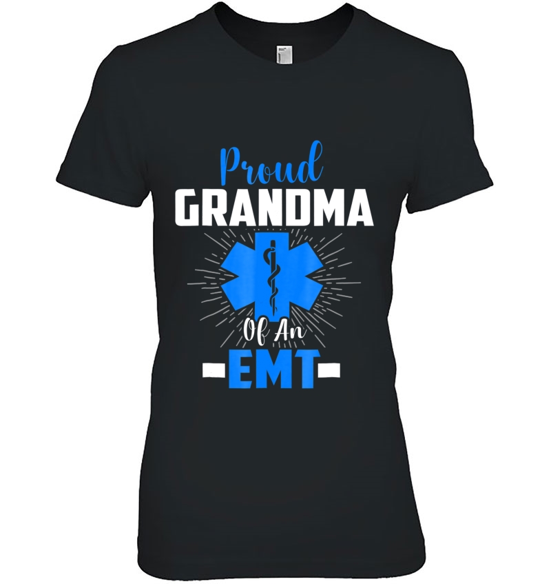 Proud Emt Grandma To Support Grand Kids Hoodie