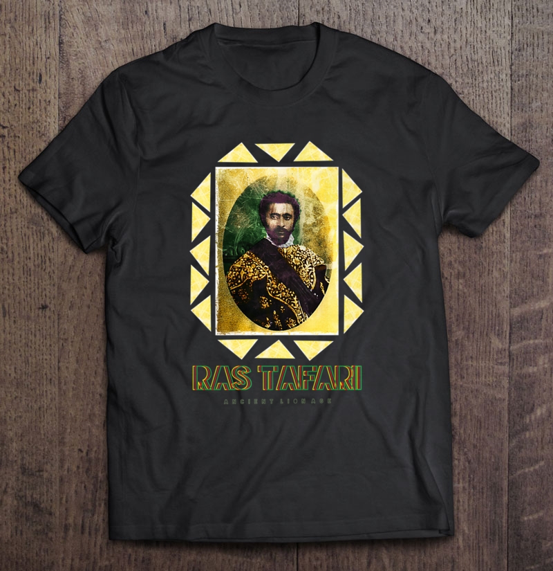 Ras Tafari Triangle Tile Rastafari Jersey Shirt