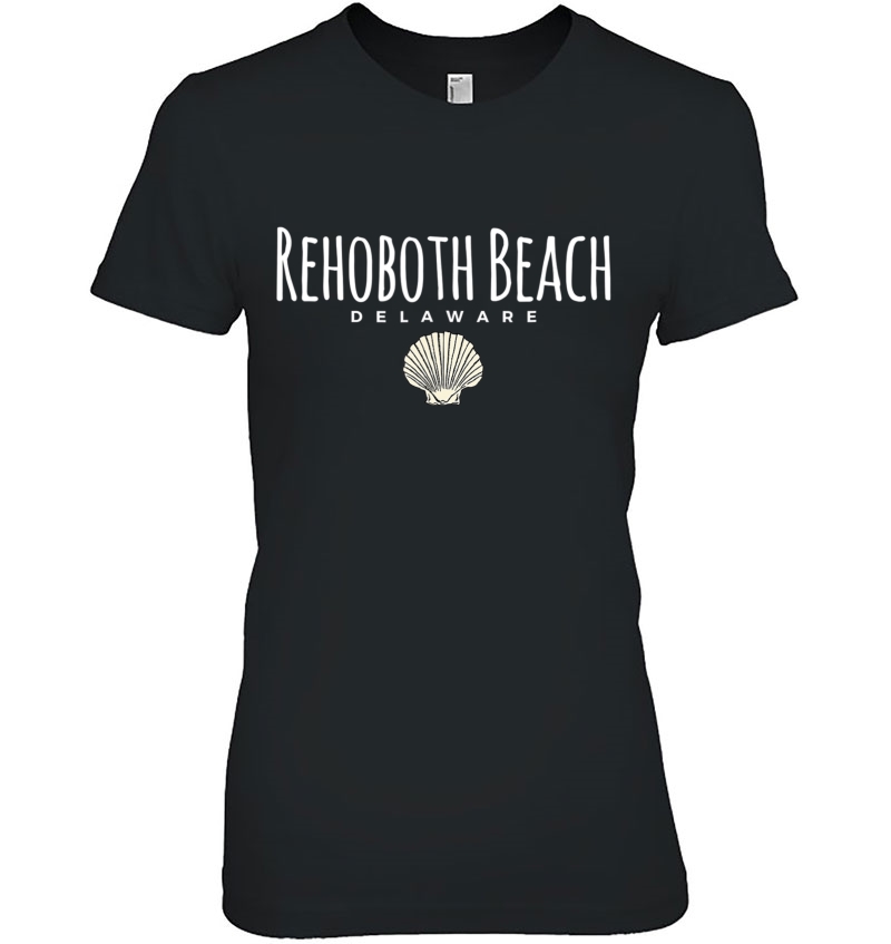 Rehoboth Beach , Delaware Ocean Shell Tee Hoodie