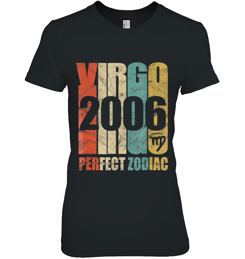 Retro Virgo 2006 12 Yrs Old Bday 12Th Birthday Shirt Ladies Tee