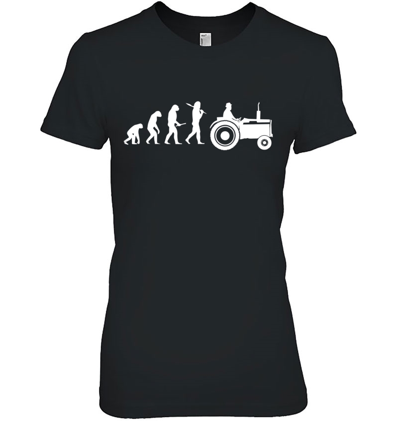 Tractor Evolution Farmer For Mens Boys Hoodie