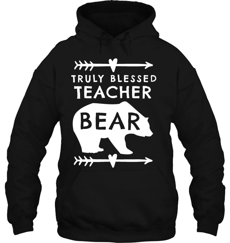 Truly Blessed Teacher Bear Shirt Gift For Teachers Mugs