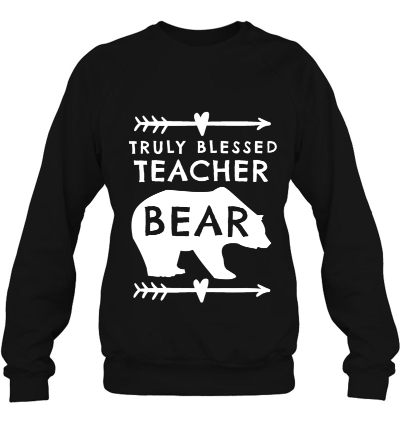 Truly Blessed Teacher Bear Shirt Gift For Teachers Mugs