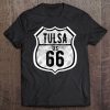 Tulsa Oklahoma Historic Route 66 Distressed Graphic Tee