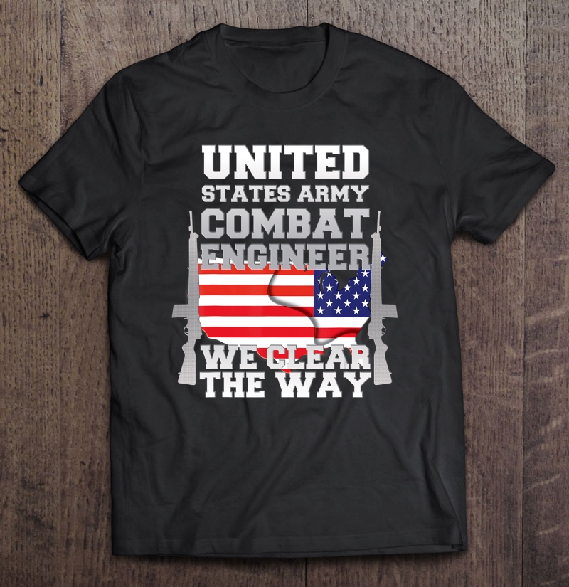 Us Army Combat Engineer 12B Military Pride Shirt