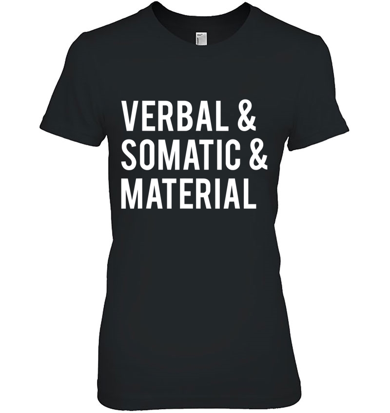 Verbal & Somatic & Material Rpg Roleplaying Gamer Hoodie