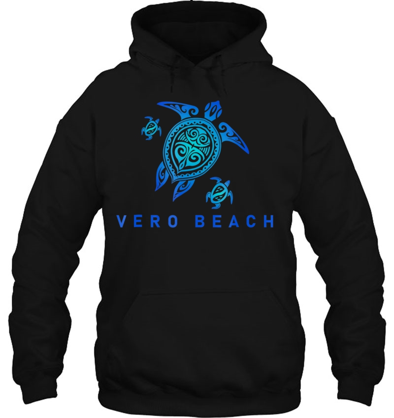 Vero Beach Florida Sea Blue Tribal Turtle Mugs