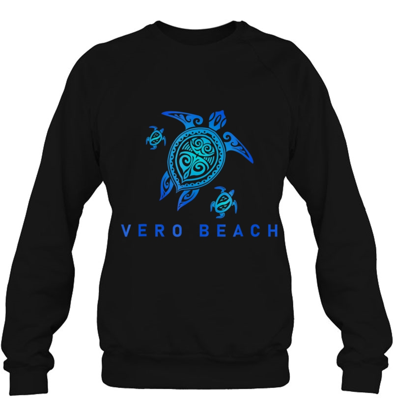 Vero Beach Florida Sea Blue Tribal Turtle Mugs