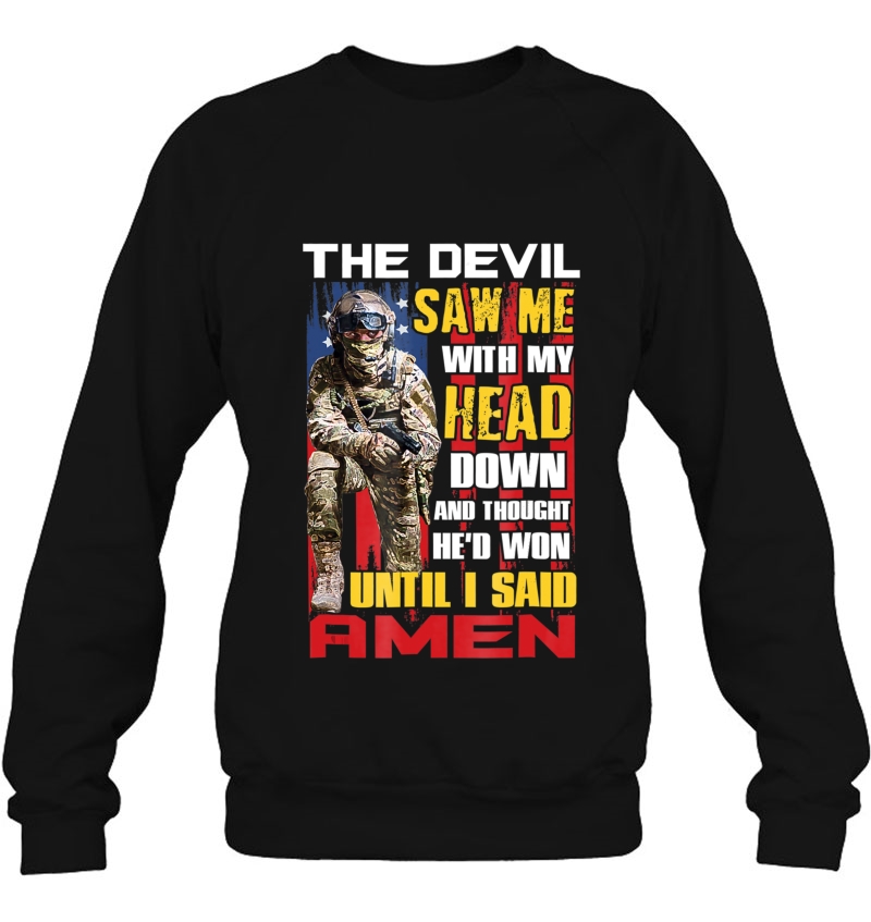 Veteran Shirt Until I Said Amen Tees Men Women Soldiers Gift Mugs