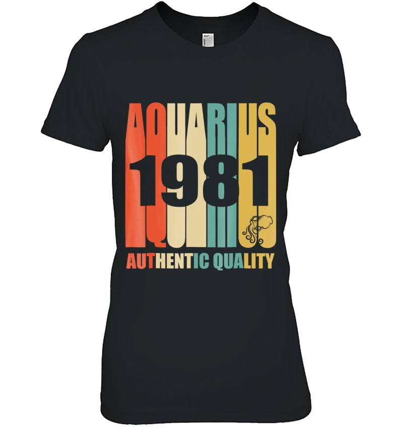 Vintage Aquarius 1981 38Th Birthday Gif Hoodie